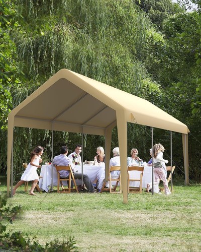 Tarpaulin carport - tarpaulin,