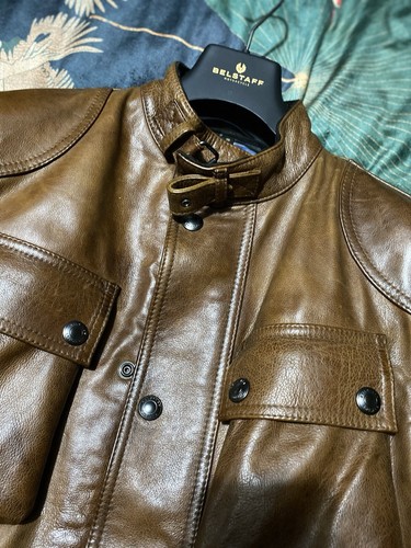 Belstaff trailmaster leather - belstaff,