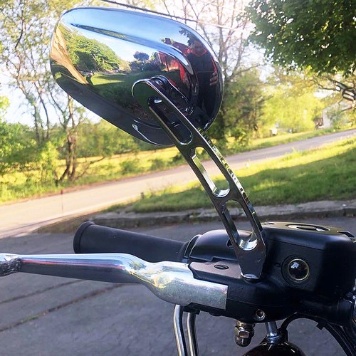 Pair motorcycle side mirrors - pair,