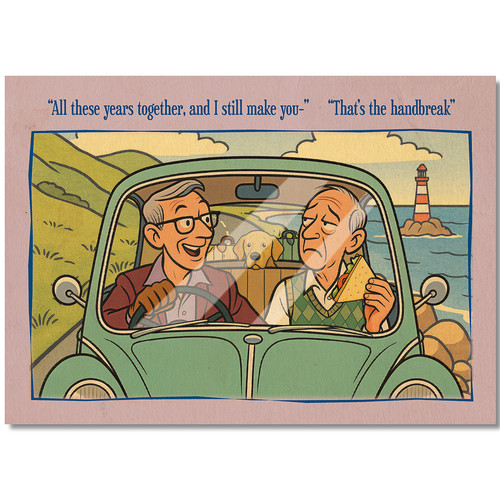 Gay postcard inspired - , by