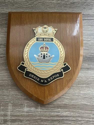 Vintage hms ark - ark, crest