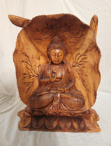 Hand carved wooden - hand,