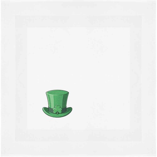 Leprechaun hat cotton napkin - 'leprechaun, hat'