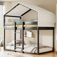 Twin Over Twin Wood Bunk Bed