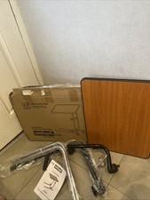 Aidapt Overbed Table Height and Angle Adjustable with Wheels No Tools Required