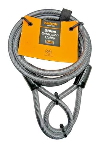 Halfords 210cm bike security - halfords,