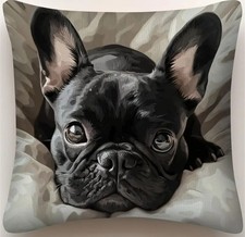 French Bull Dog Cushion Cover