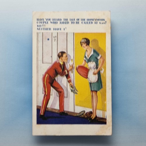 Comic postcard 1931 hotel - postcard,