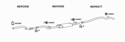 Exhaust system for mercedes - exhaust,