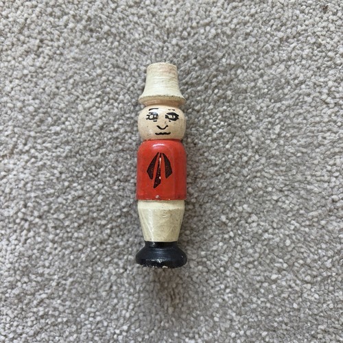 Vintage wooden soldier whistle - vintage,