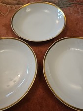 X3 Thomas Germany China Gold Rim Pasta Bowl Desert Bowl