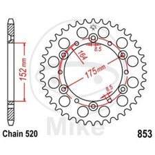 Crown 43 Teeth 520 Silver