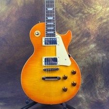Custom LP 60S Standard Honey Burst Electric Guitar Flame Maple Top Fixed Brige