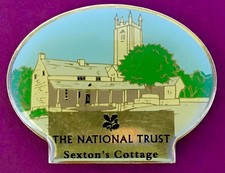 Souvenir Fridge Magnet Widecombe-In-The-Moor Sexton's Cottage Church House Devon