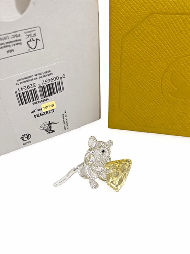 Swarovski crystal mouse with - crystal,