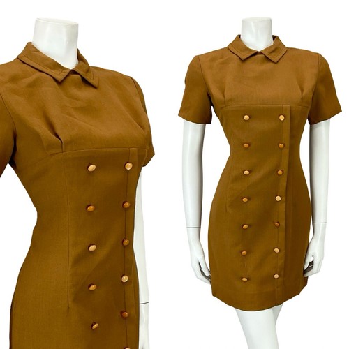 Vtg 60s brown mod - gogo, peter