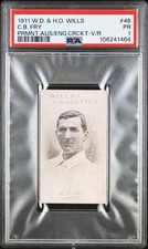 Wills - 'Prominent Australian & English Cricketers' (1911) - C.B. Fry (Hampsh...