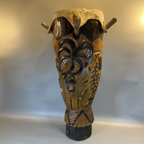 Hand carved african kpanlogo - carved,