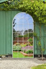 XL White Framed Arched Window