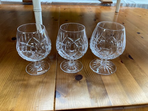 Crystal glass brandy glasses - glass, x