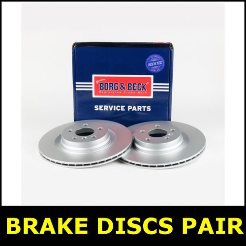 Brake discs pair rear fits - brake,