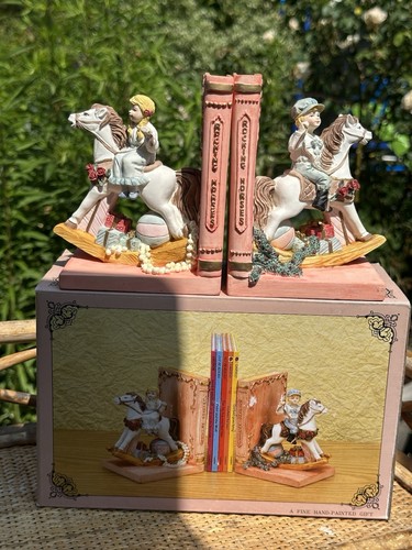 Vintage rocking horse - horse, bookends