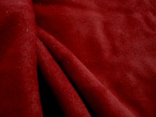 Pillar box Red Soft  Suede 0.7mm 6" x 14" *RD108