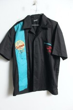 Banned Mens Jazzy Hawaiian Style Shirt - Black - Size M Medum (k56)