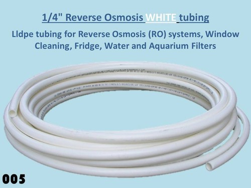 White tubing suitable for - 1/4",