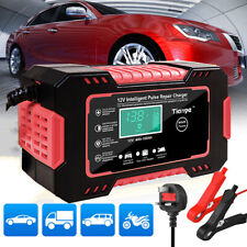 Car Battery Chargers & Optimisers 12V 6A Bike Motorcycle Trickle Battery Charger