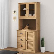 Dresser Top VIGO 78x30x100 cm Solid Wood Pine vidaXL