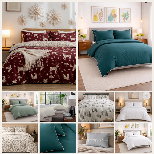 100 cotton luxury duvet cover - cotton,