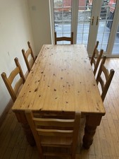 Farmhouse chunky Pine Table