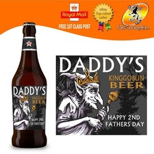 PERSONALISED CRAFT BEER HOBGOBLIN BOTTLE LABEL BIRTHDAY ANY OCCASION GIFT
