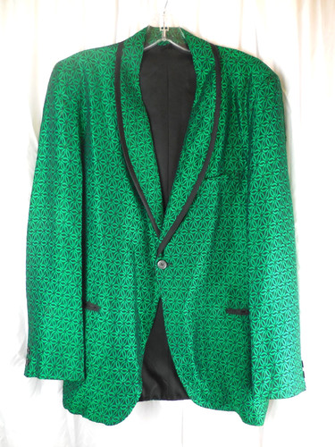Green black jacquard - green,