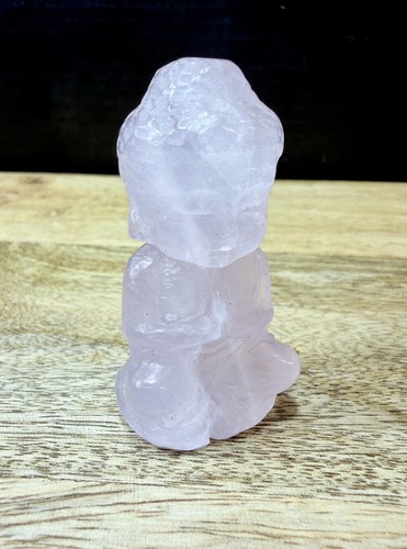 Crystal rose quartz buddha - rose,