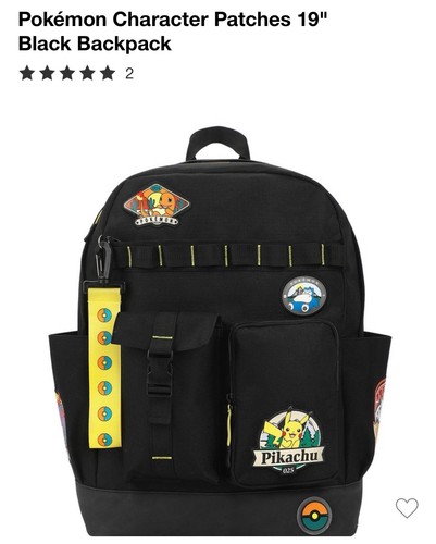 Pokémon patch backpack - pokémon,