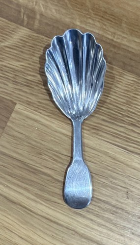 Georgian solid silver - silver, caddy
