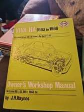 Viva Ha 1963to 1966 haynes manual