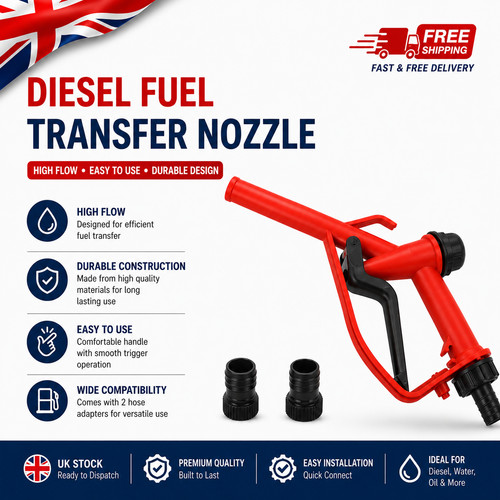 Ibc fuel delivery 25mm nozzle - 25mm,