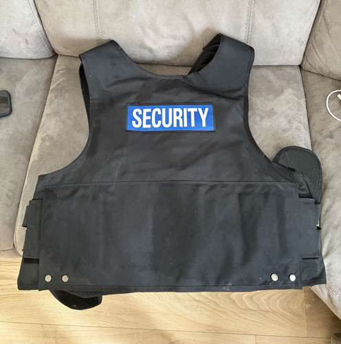 Black stab vest - black,