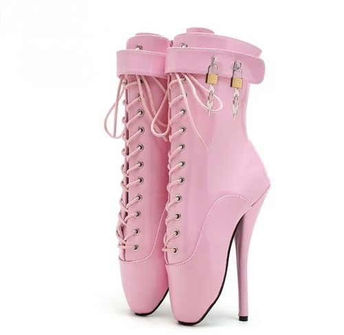 Pink patent unisex ballet - patent,