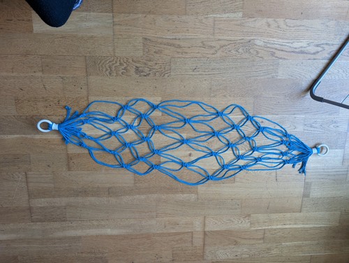 Peacock blue handmade toy - blue,