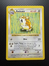 Raticate SHADOWLESS Base Set