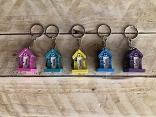 Resin Beach Hut Keyring / Key