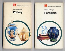 2 X Hamlyn all-colour paperbacks PORCELAIN by E. Aldridge & POTTERY by H. Hodges