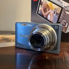 ✩ ₊˚  Kodak Digital Camera EasyShare M381 12.0MP Blue Tested Boxed — Y2K Digi