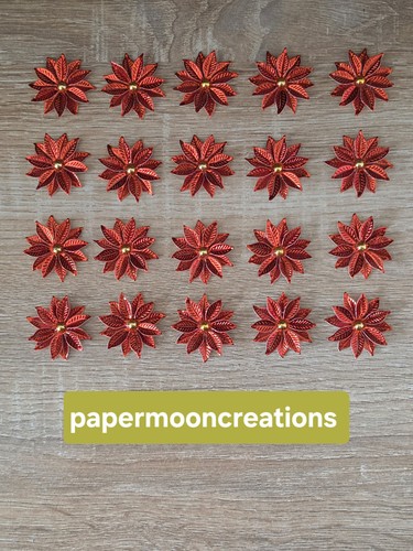 Foiled red gold christmas - gold,