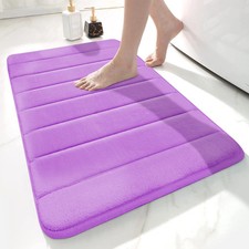 Non Slip Bath Mat Super Soft Absorbent Bathroom Rug Machine Washable Floor Mats
