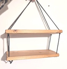 2 Tier Miniature Hanging Shelving Unit For Your Tiny Things
